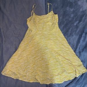 Yellow striped old Navy dress